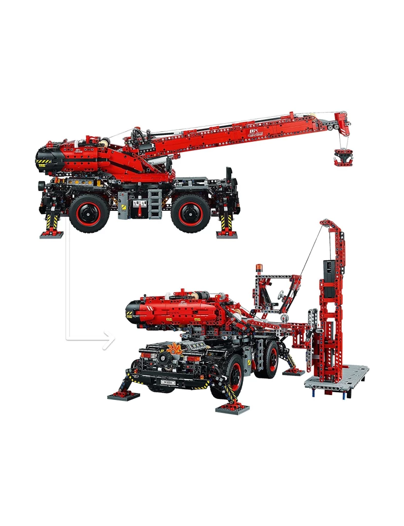 imagem de LEGO Technic 42082 Grua para Terreno Agreste4