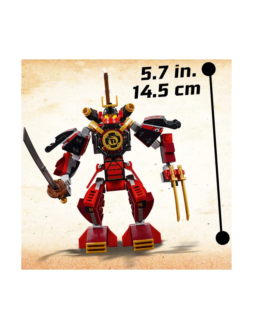 imagem de LEGO Ninjago 70665 O Robô Samurai4