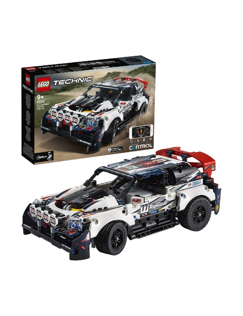 Lego - LEGO Technic 42109 Carro de Rali Top Gear Comandado por App