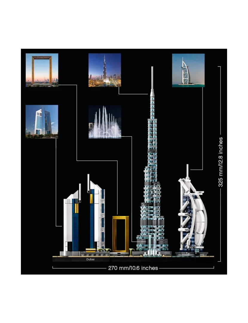 imagem de LEGO Architecture 21052 Dubai3
