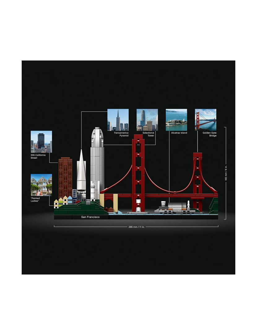 imagem de LEGO Architecture 21043 São Francisco3