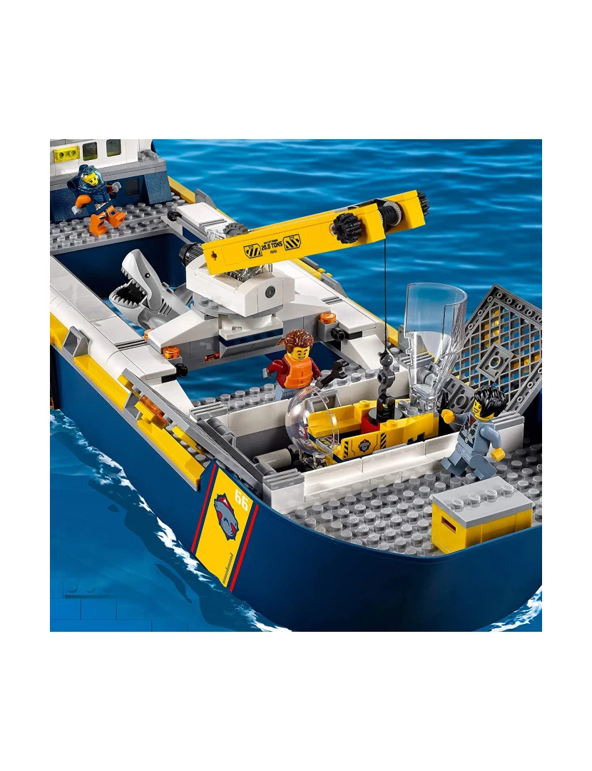 imagem de LEGO City 60266 Barco de Exploração do Oceano3