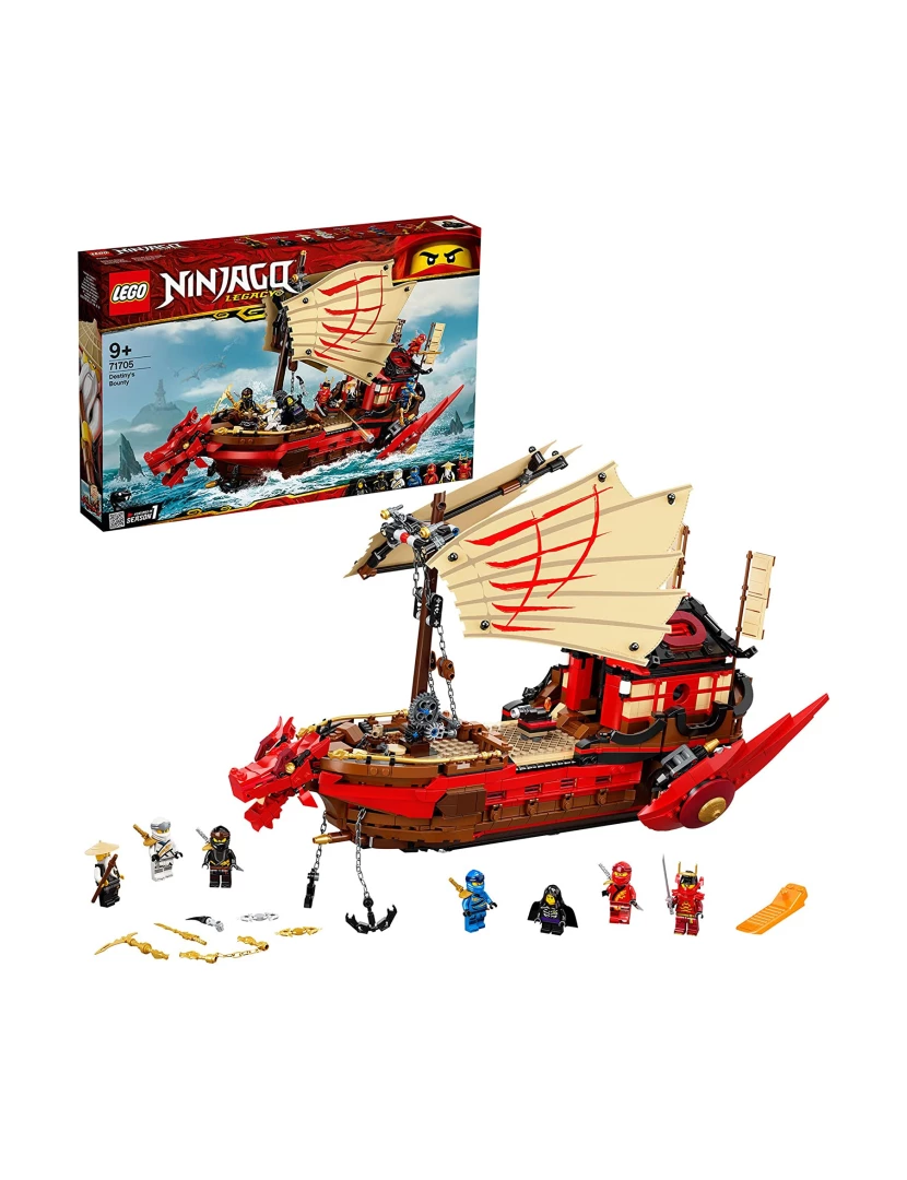 Lego - LEGO Ninjago 71705 Navio Pirata Do Destino