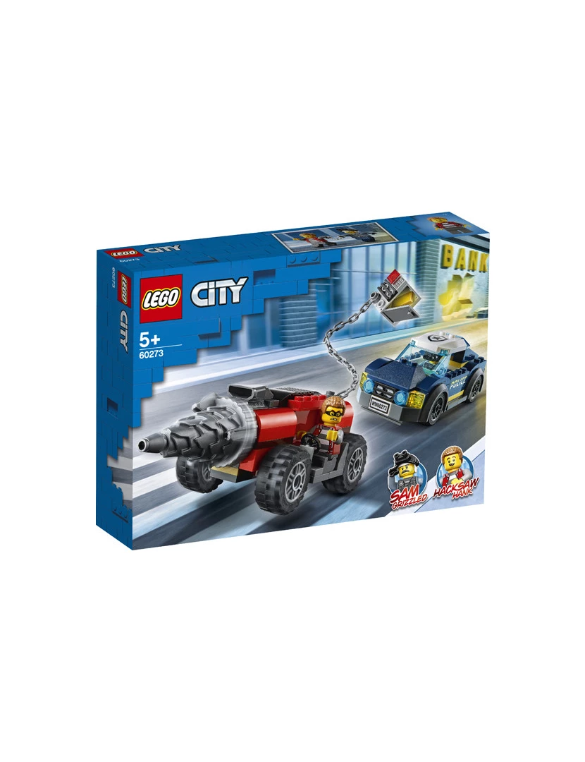 Lego - LEGO City 60273- Perseguição de Carro Perfurador