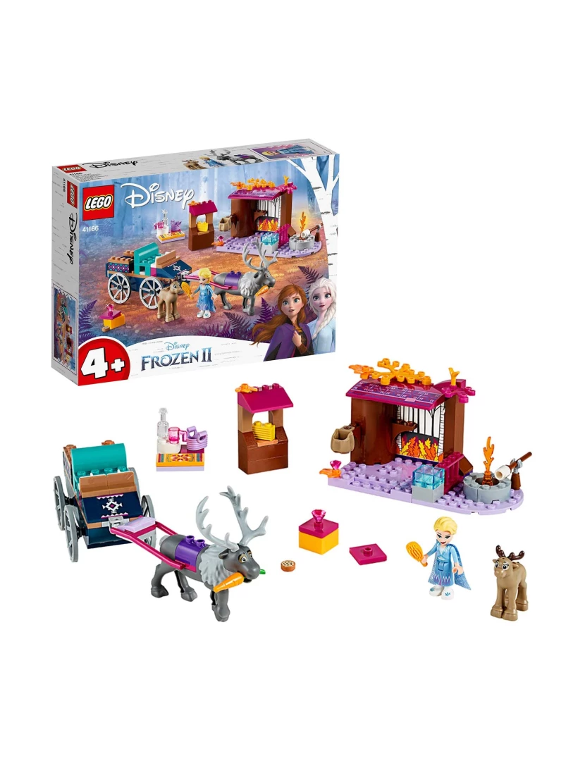imagem de LEGO Disney Frozen 41166 carruagem de renas e princesa Elsa1