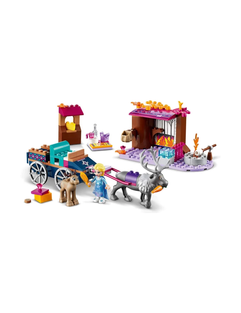 imagem de LEGO Disney Frozen 41166 carruagem de renas e princesa Elsa2