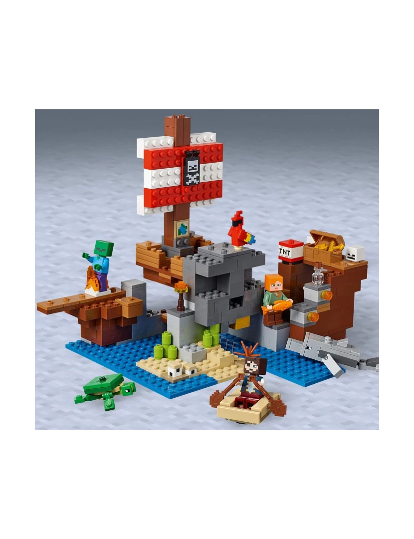 imagem de LEGO Minecraf 21152- A Aventura do Barco Pirata2
