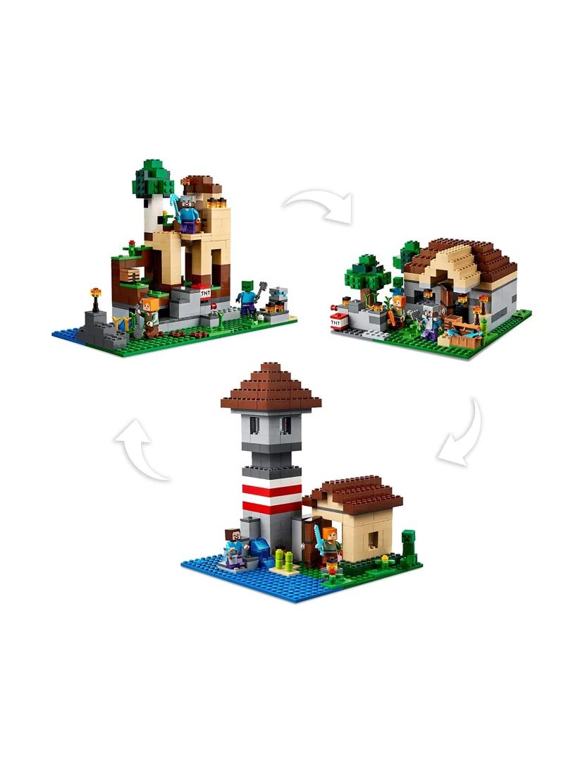 imagem de LEGO Minecraft 21161 - A Caixa de Crafting 3.04