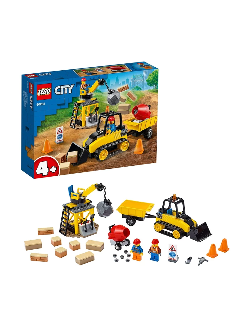 Lego - LEGO City 60252 - Bulldozer da Construção Civil