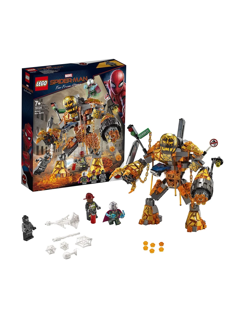 imagem de LEGO Marvel Super Heroes 76128 O Combate de Molten Man1