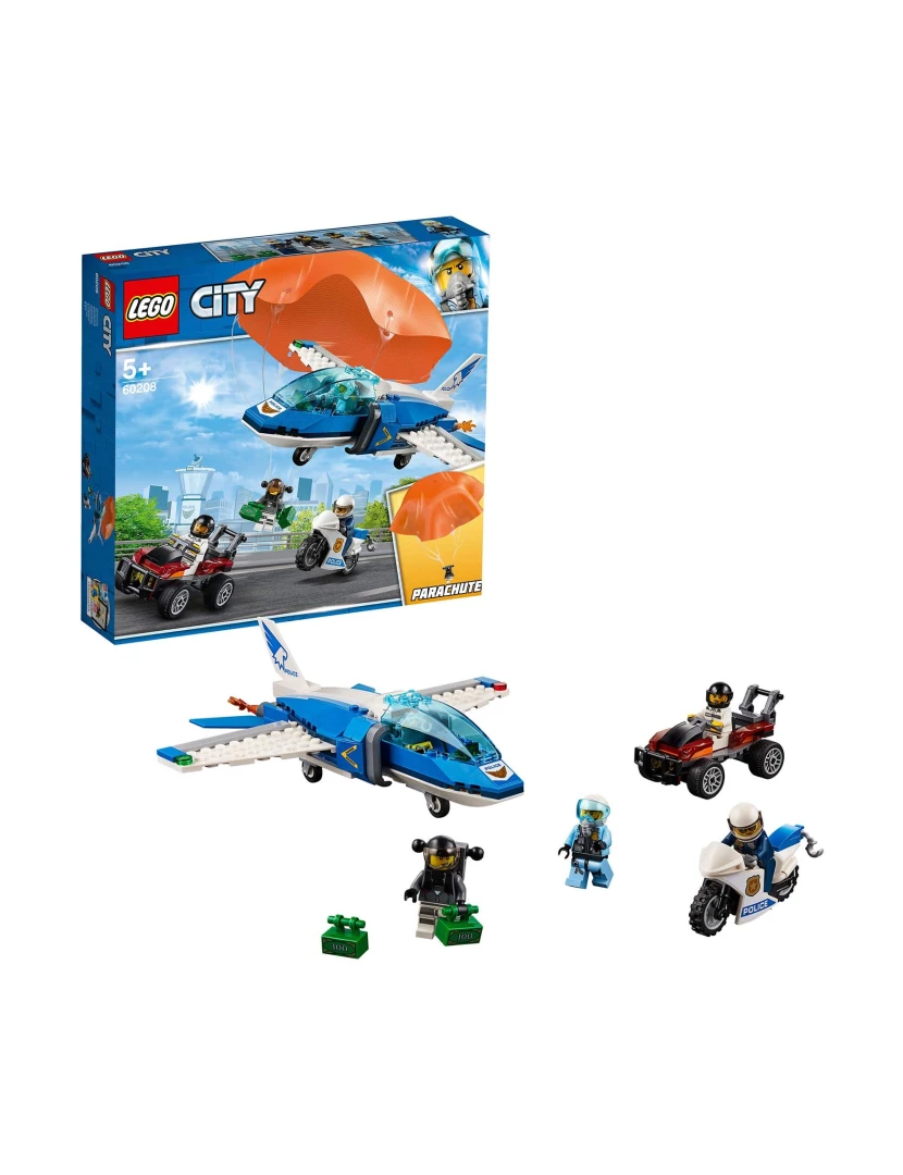 imagem de LEGO City 60208 Polícia Aérea Detenção de Paraquedas1
