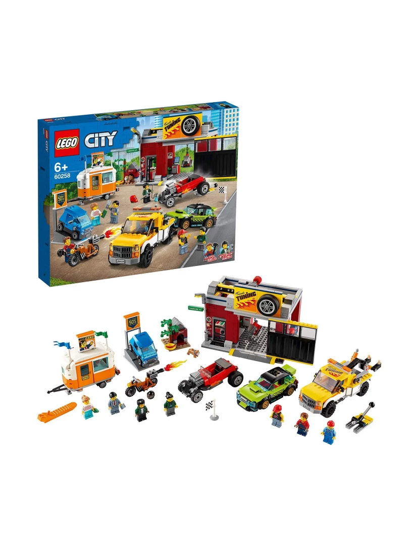 Lego - LEGO City 60258 Oficina de Tuning
