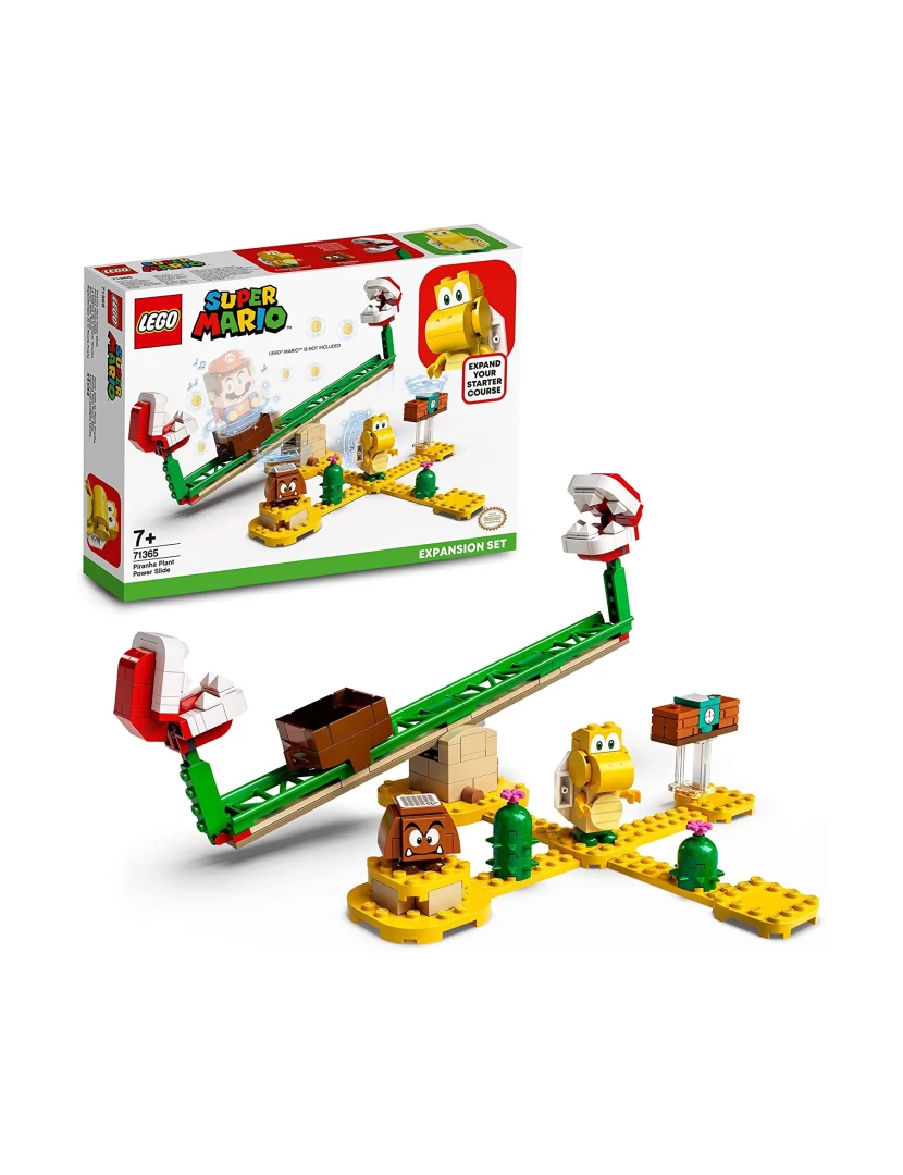 imagem de LEGO Super Mario 71365 Set de Expansão Power Slide Planta Piranha1
