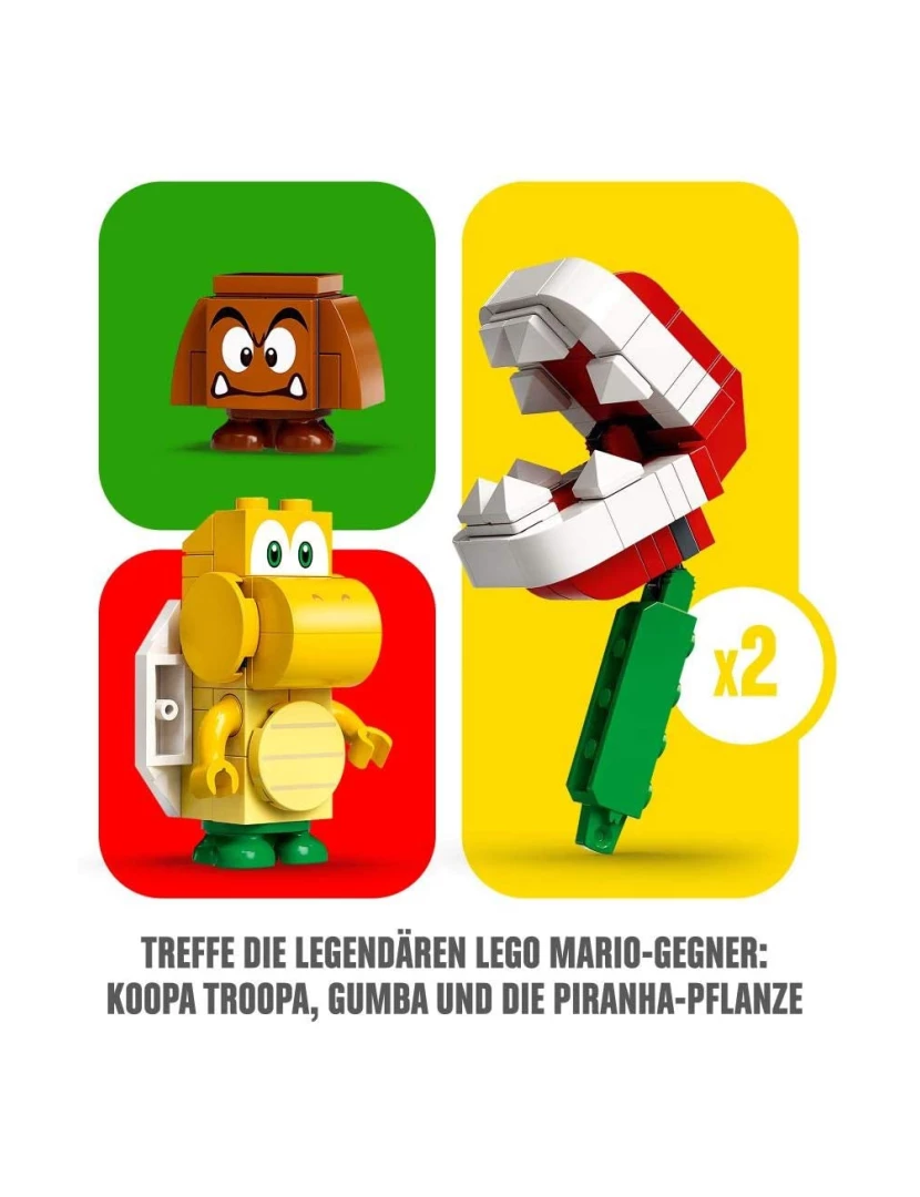 imagem de LEGO Super Mario 71365 Set de Expansão Power Slide Planta Piranha4