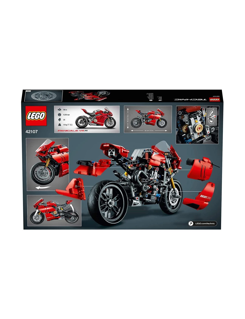 imagem de LEGO Technic 42107 Ducati Panigale V4 R4