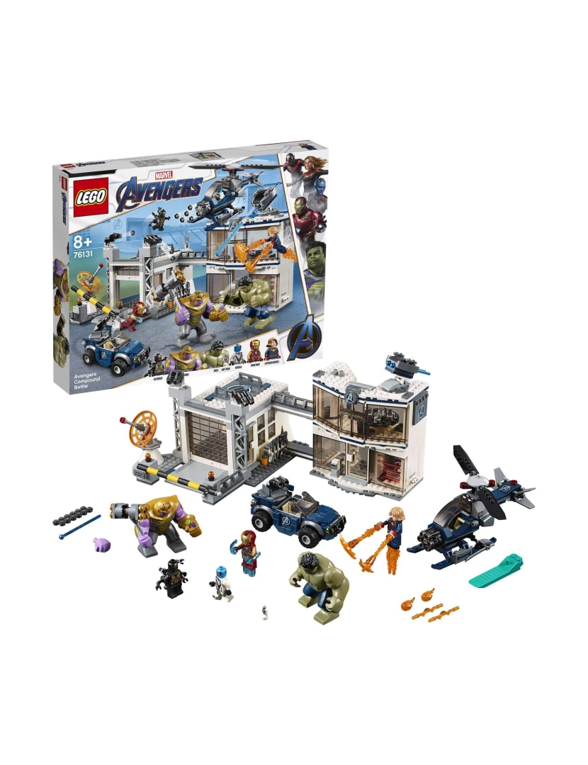 imagem de LEGO Marvel 76131 O Combate no Quartel dos Vingadores1