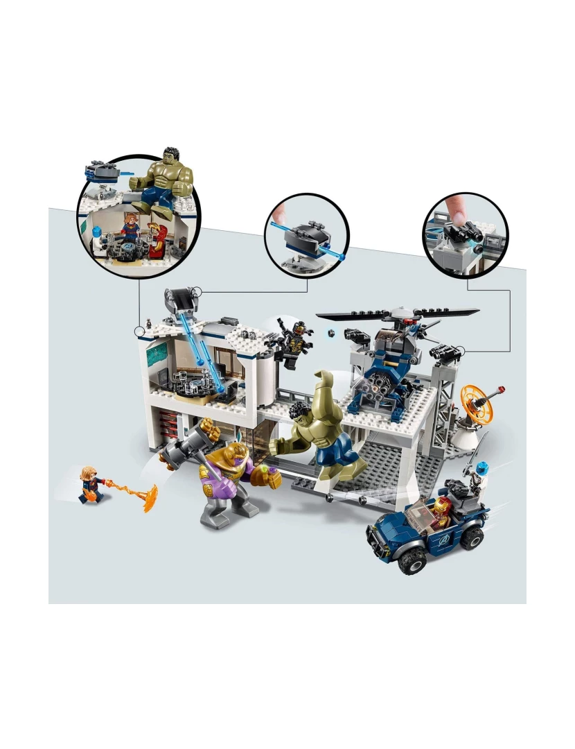 imagem de LEGO Marvel 76131 O Combate no Quartel dos Vingadores2