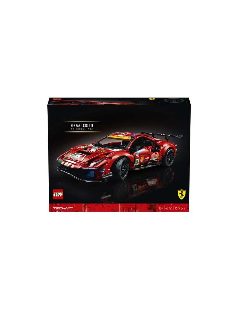 imagem de LEGO Technic 42125 Ferrari 488 GTE “AF Corse #51”5