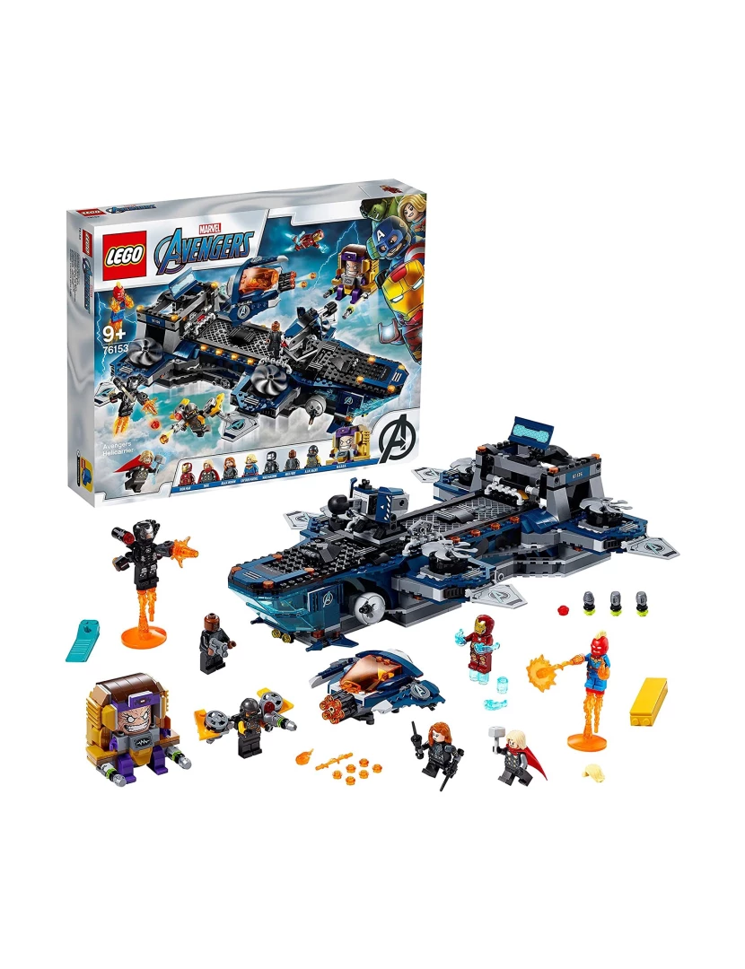 Lego - LEGO Marvel Avengers 76153 Vingadores Helitransporte