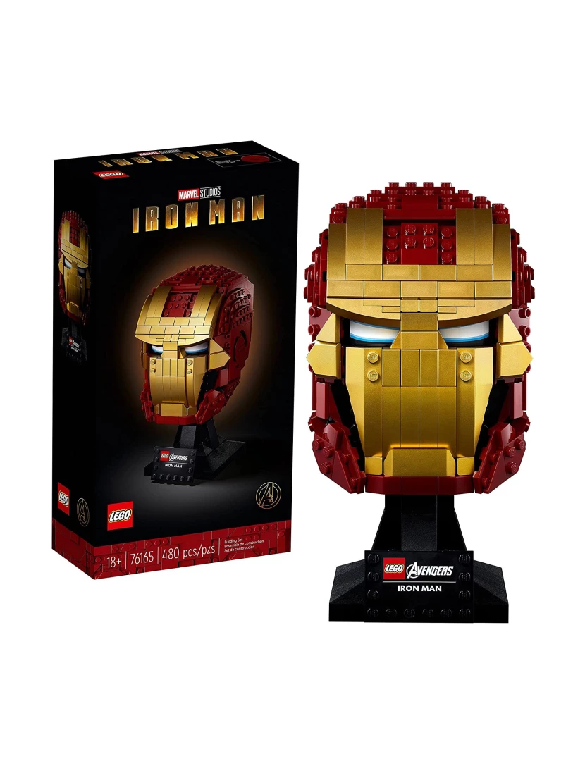 imagem de LEGO Marvel Avengers 76165 Capacete Iron Man1