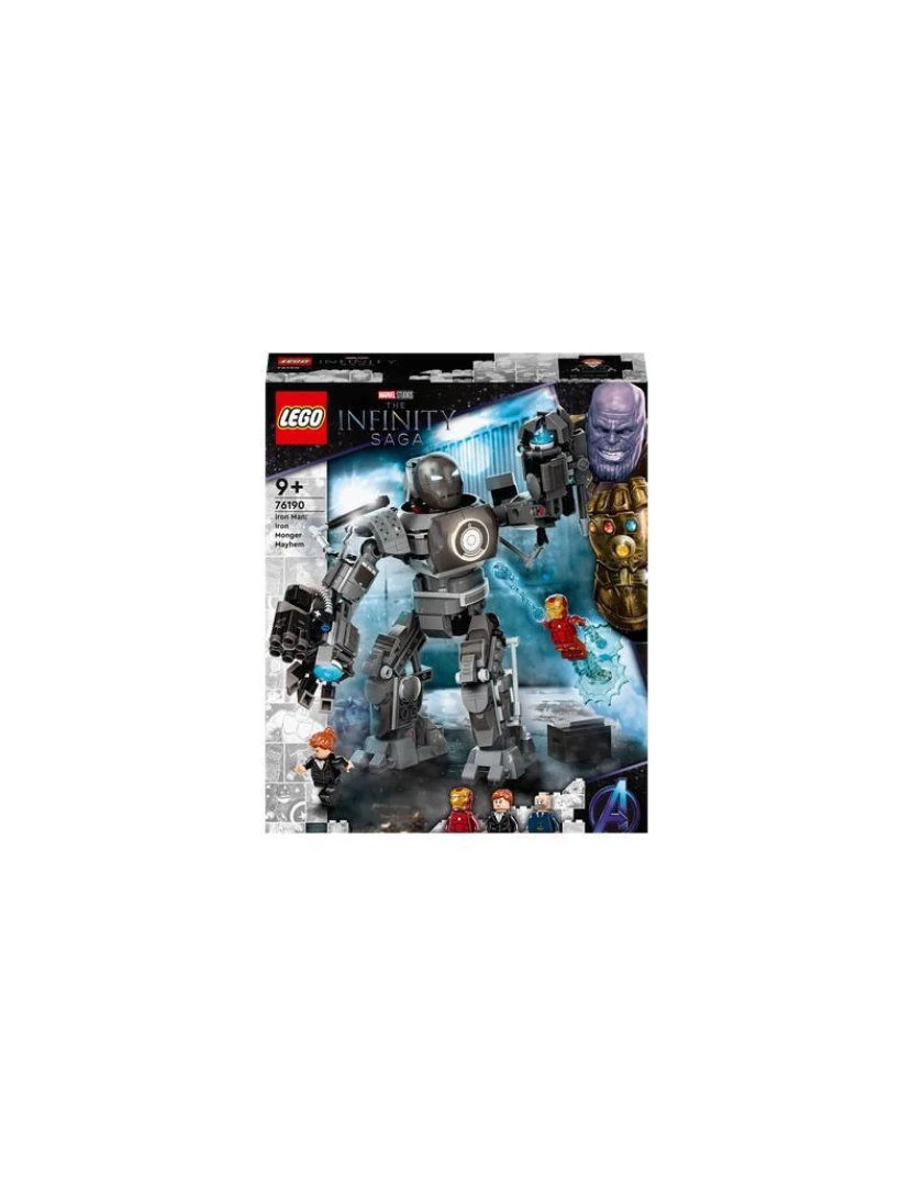 imagem de LEGO Marvel Super Heroes 76190 Iron Man A Ameaça de Iron Monger1