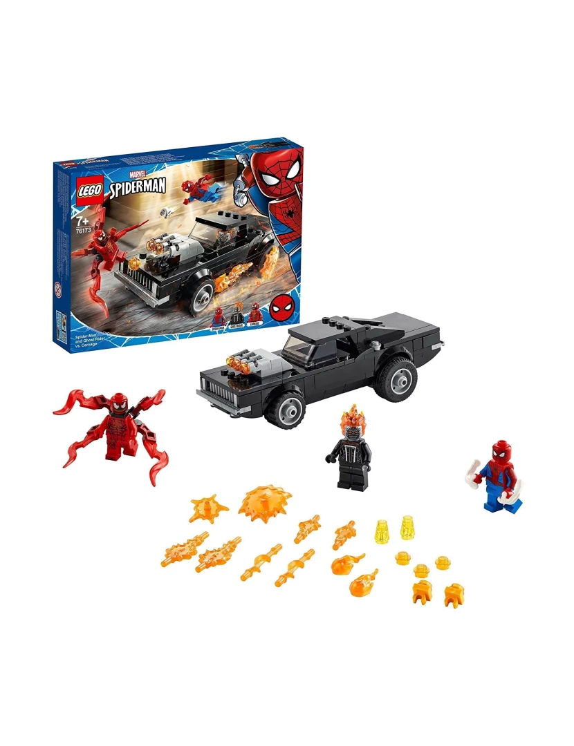 Lego - LEGO Marvel Spider-Man e Ghost Rider vs. Carnage 76173