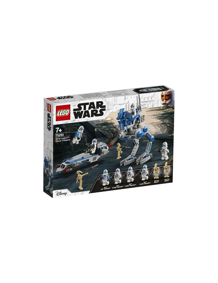 Lego - LEGO Star Wars 75280 Soldados Clone Da 501st Legion