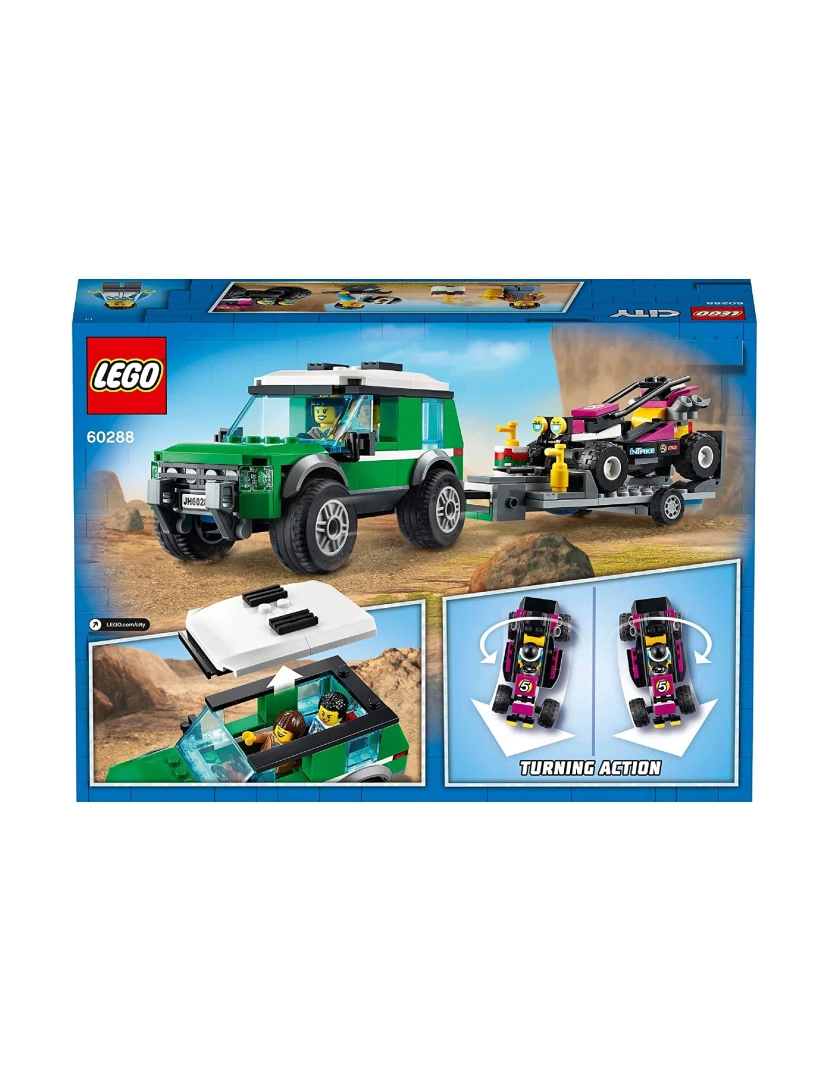 imagem de LEGO City - Transportador De Buggy De Corrida - 602885