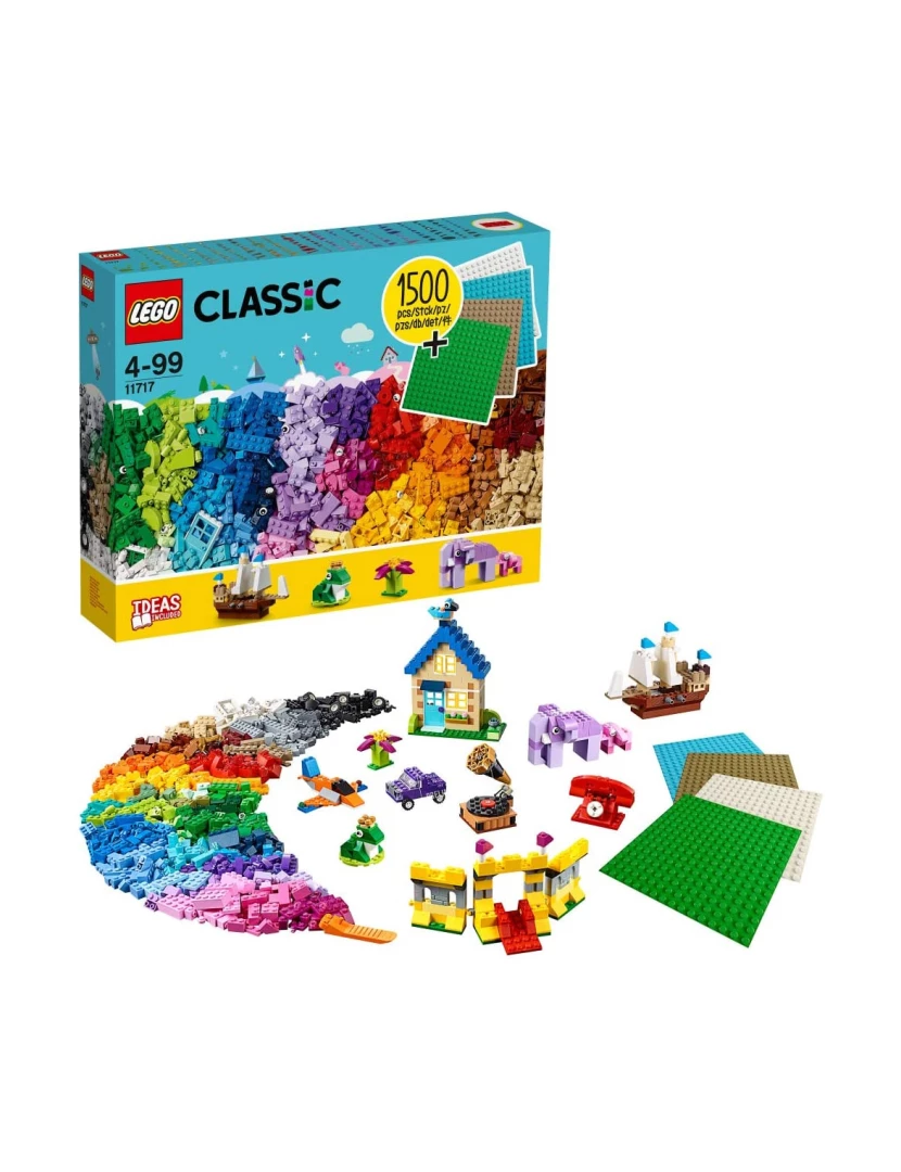 Lego - LEGO Classic - Placas Tijolos e Peças 11717