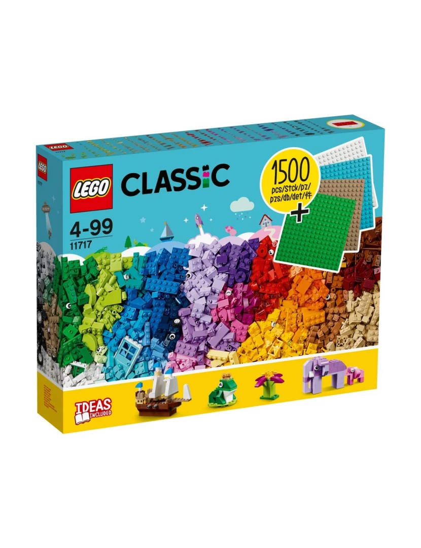imagem de LEGO Classic - Placas Tijolos e Peças 117172