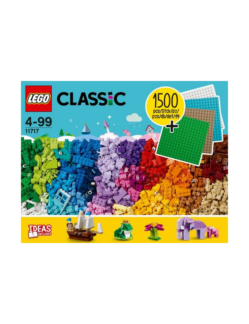 imagem de LEGO Classic - Placas Tijolos e Peças 117174