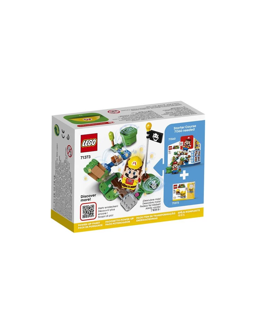 Lego - LEGO Super Mario 71373 - Pack Power Up Mario Construtor