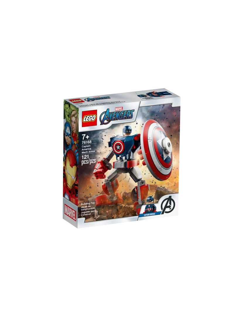imagem de LEGO Super Heroes 76168 Armadura Mech De Captain America1