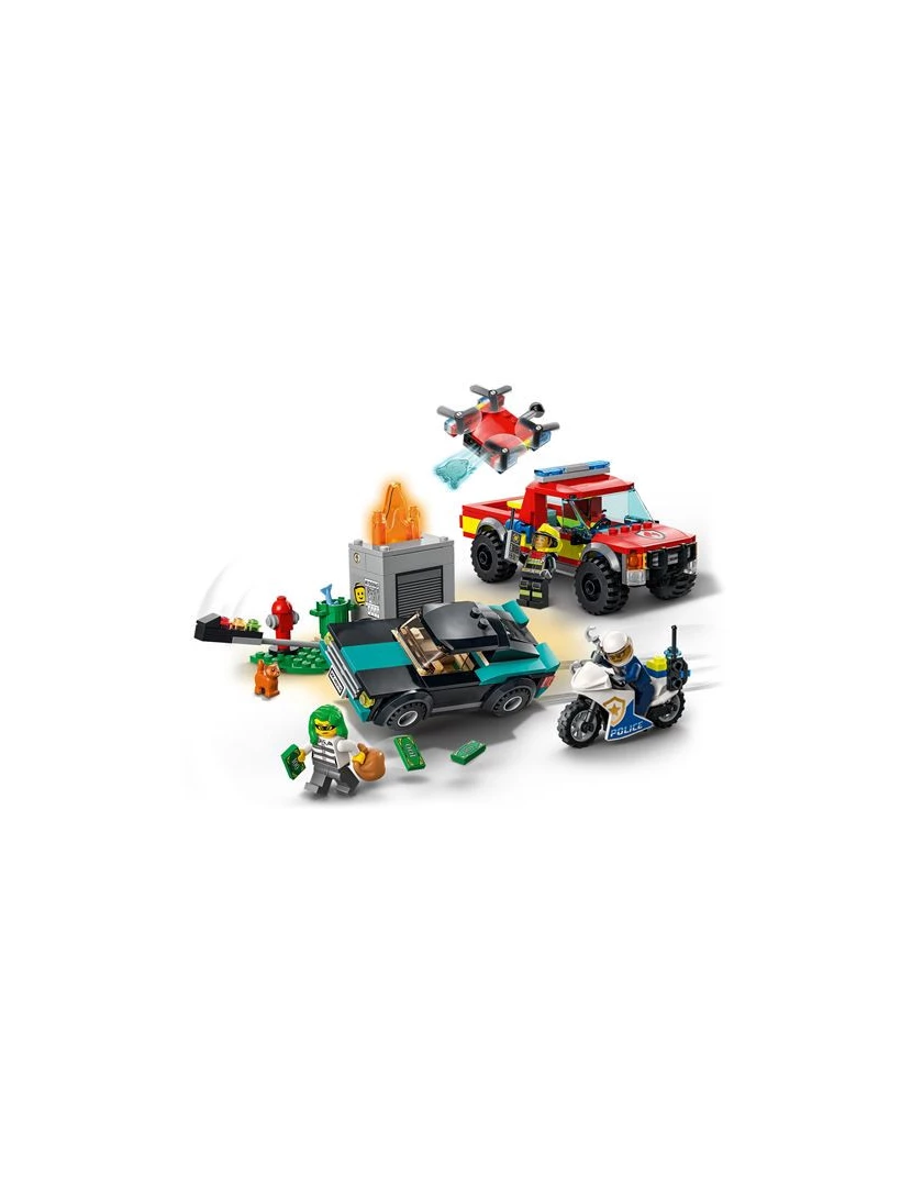 imagem de LEGO City 60319 Salvamento dos Bombeiros e Perseguição Policial4