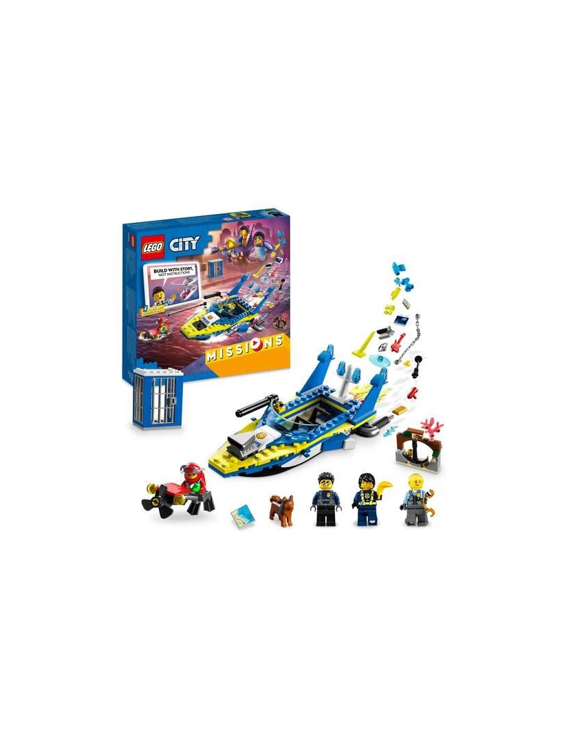 imagem de LEGO City Missions 60355 Missões de Investigação da Polícia Marítima2