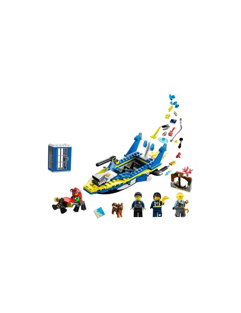 imagem de LEGO City Missions 60355 Missões de Investigação da Polícia Marítima3