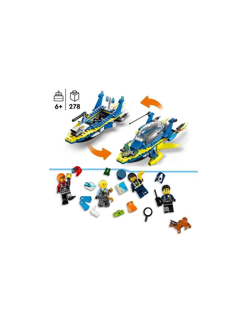 imagem de LEGO City Missions 60355 Missões de Investigação da Polícia Marítima5