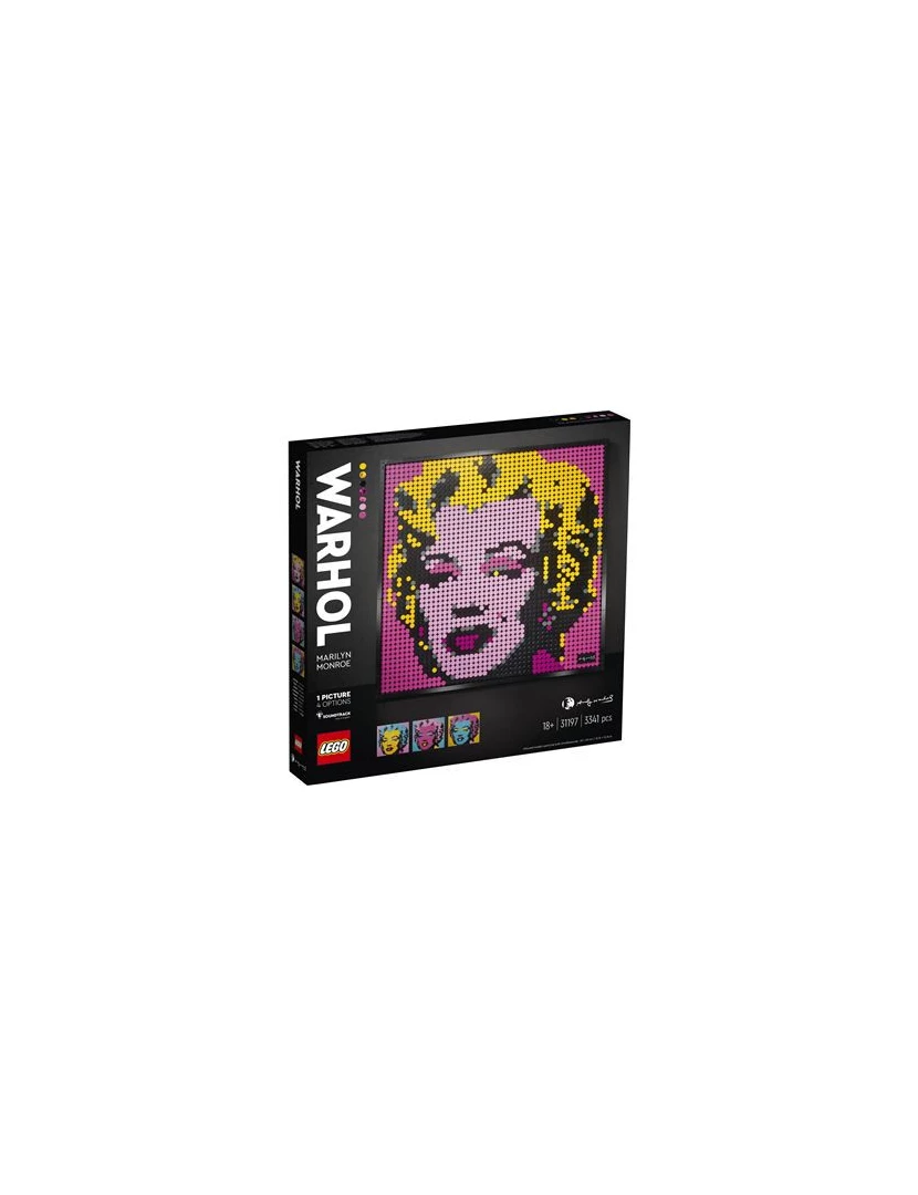 imagem de LEGO Art 31197 Andy Warhol's Marilyn Monroe1