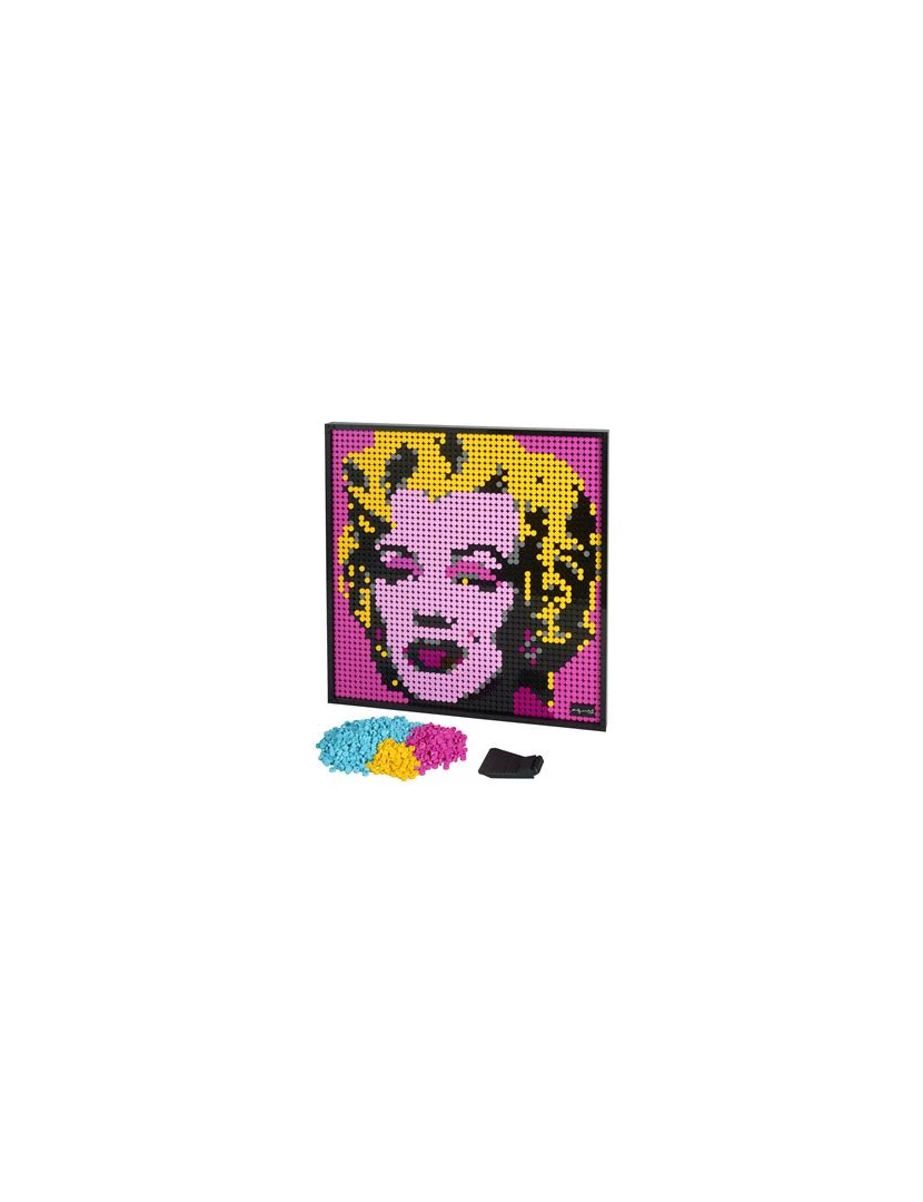 imagem de LEGO Art 31197 Andy Warhol's Marilyn Monroe4