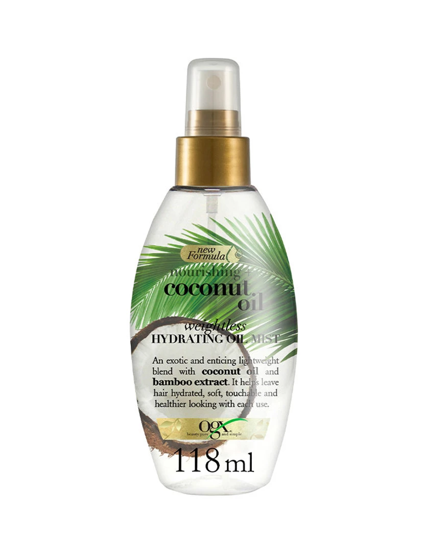 foto 1 de Coconut Oil Hydrating Hair Oil Mist 118 Ml