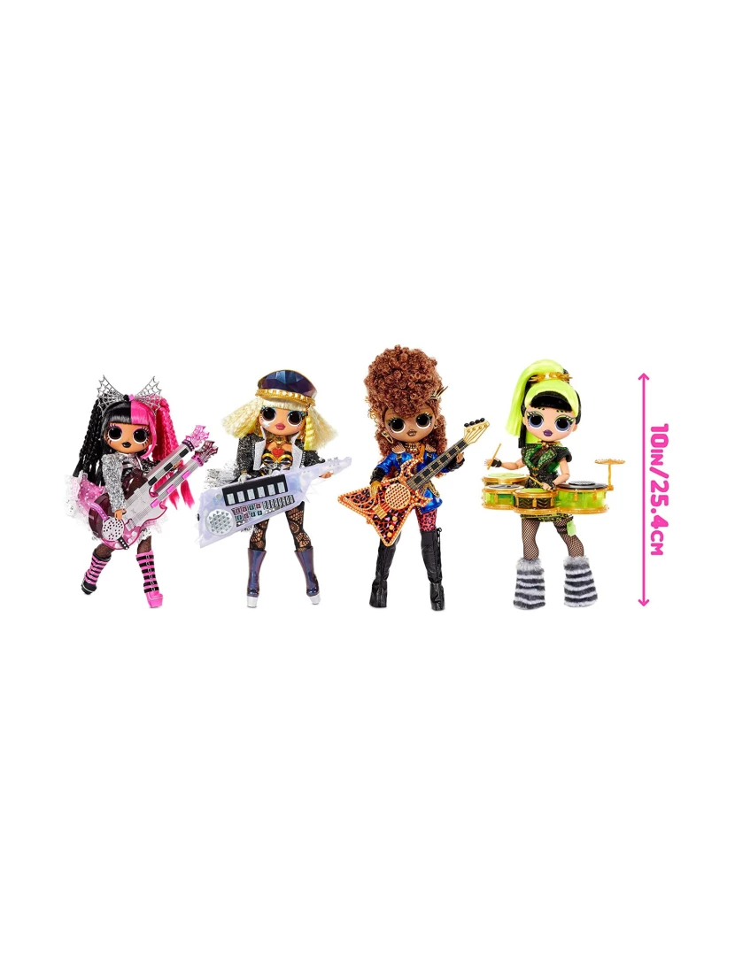 imagem de LOL OMG Remix Super Surprise - Mais de 70 surpresas, 4 bonecas + 4 Bonecas Fashion + 4 instrumentos musicais3