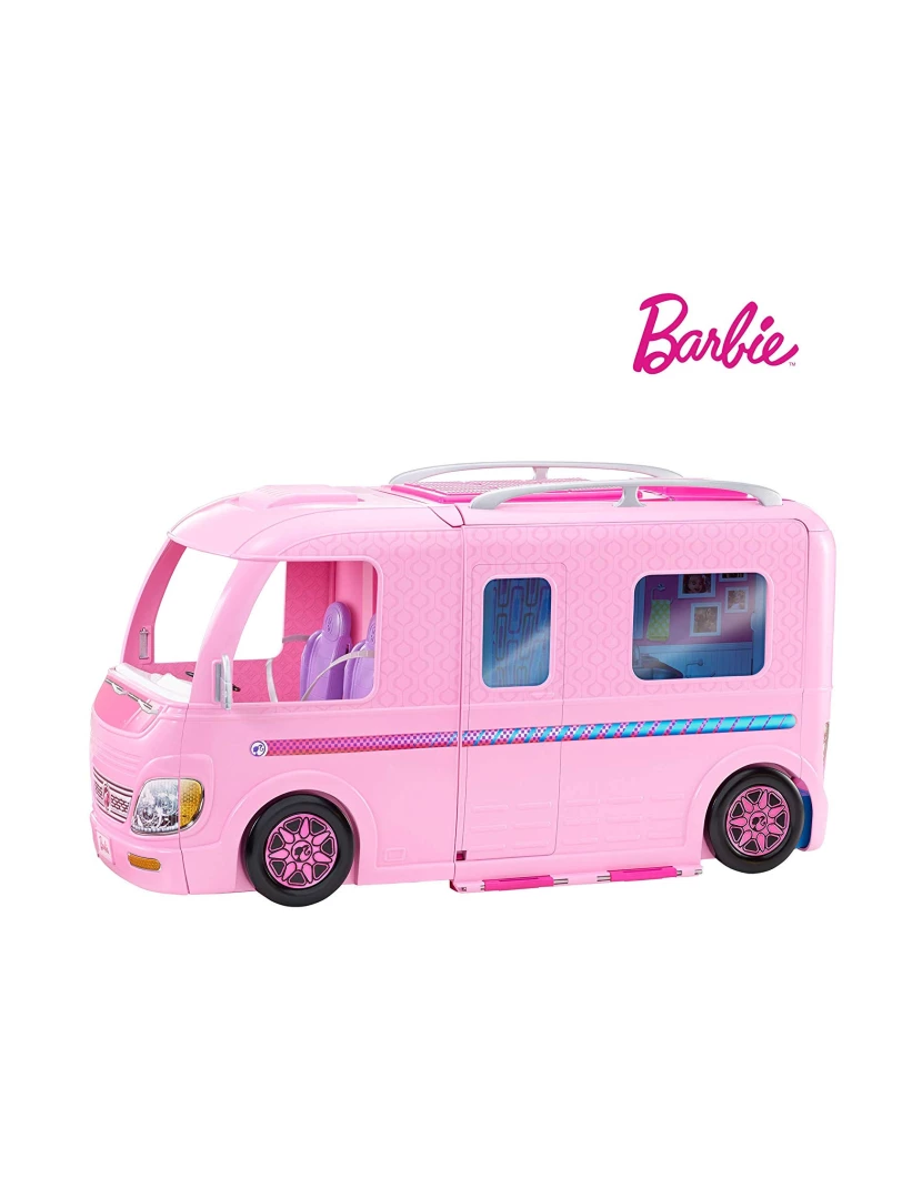 Barbie GXR57 - Boneca e carro Fiat 500 - Mattel