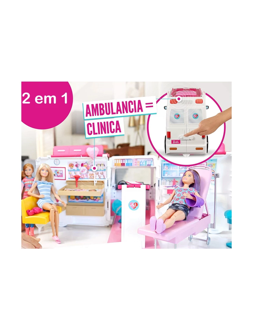 imagem de Barbie - Ambulância e Hospital 2 em 14