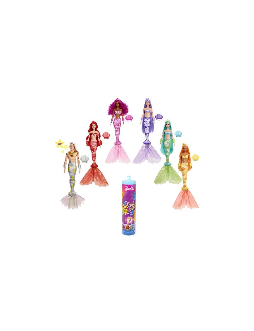 Mattel - Barbie Sereia Color Reveal - Envio Aleatório