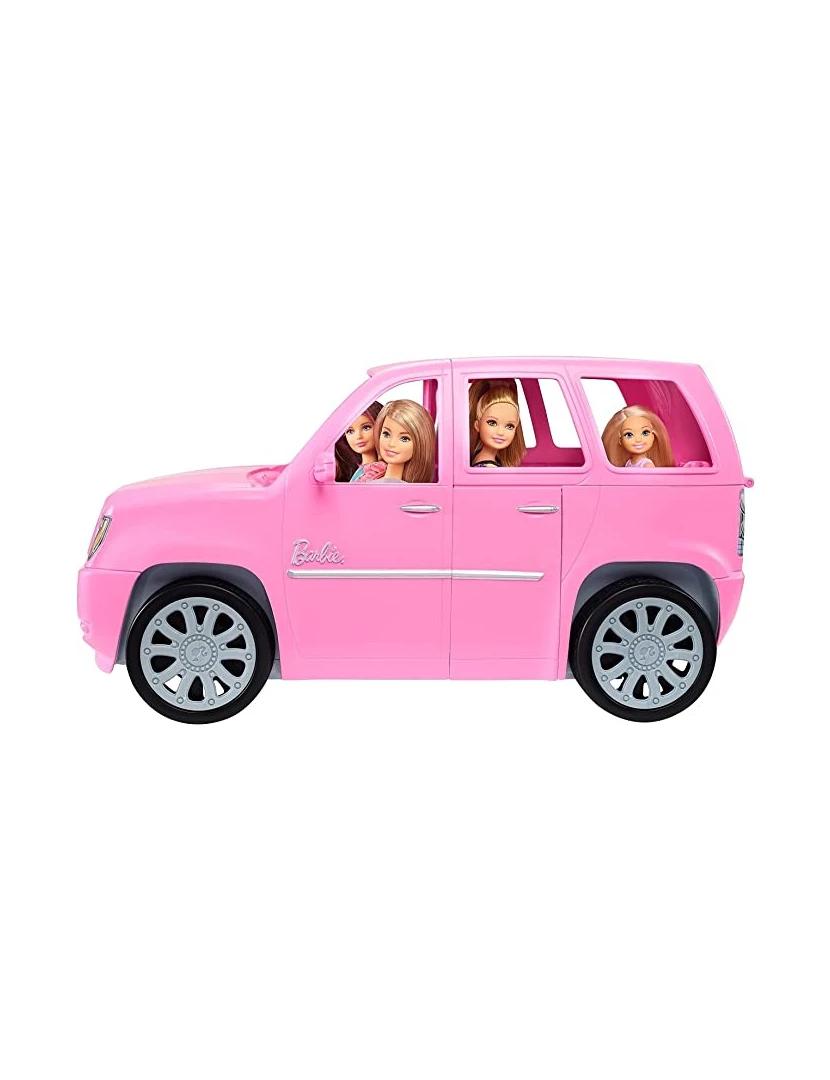 Boneca Barbie Com Carro Fiat 500 Mattel Gxr57