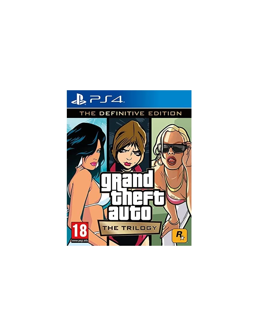 Sony - GTA Grand Theft Auto TRILOGY - PS4  (Definitive Edition)