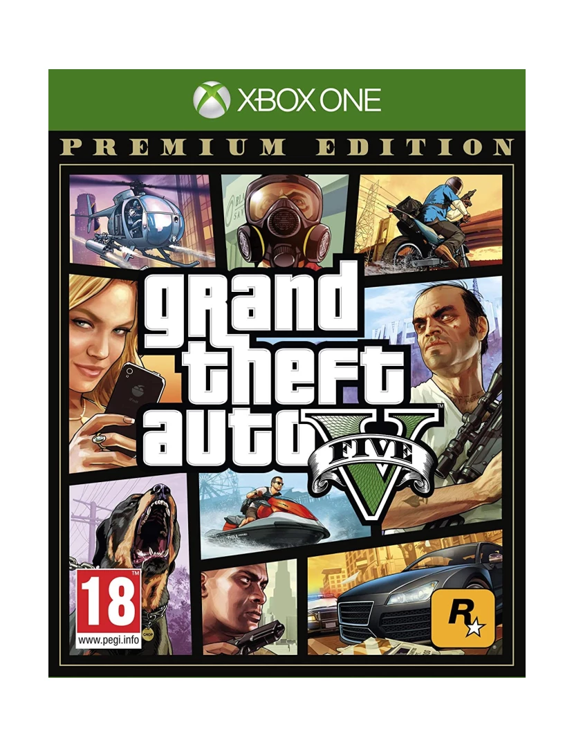 Jogo Grand Theft Auto V Premium Edition - gta 5 - xbox one em