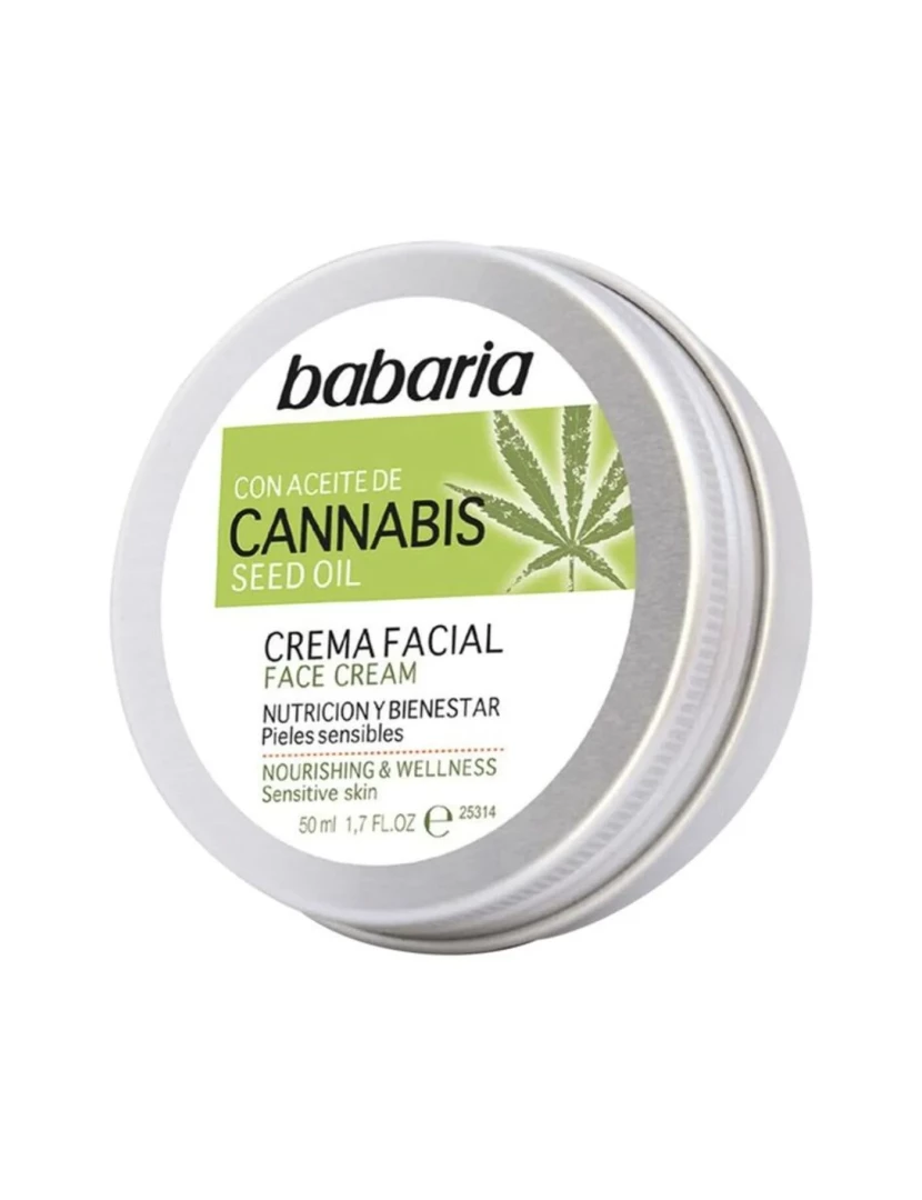 Babaria - Creme Facial Cannabis 50Ml