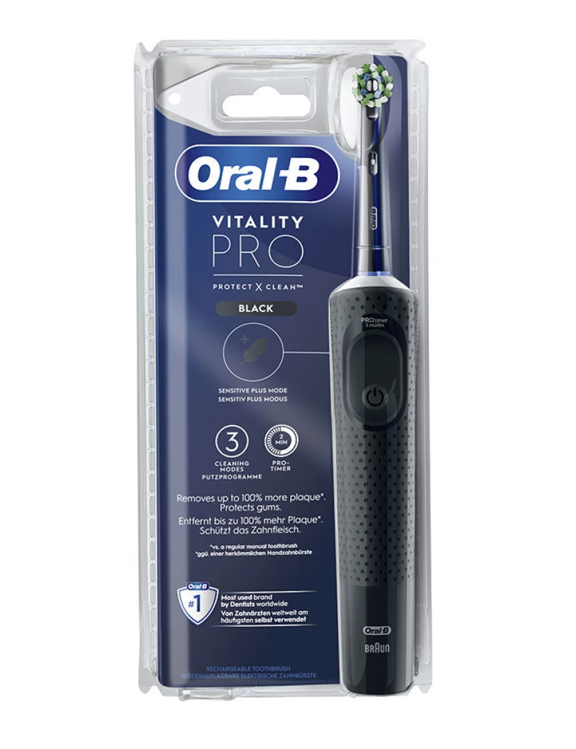foto 1 de Vitality Pro Preto Escova Elétrica 