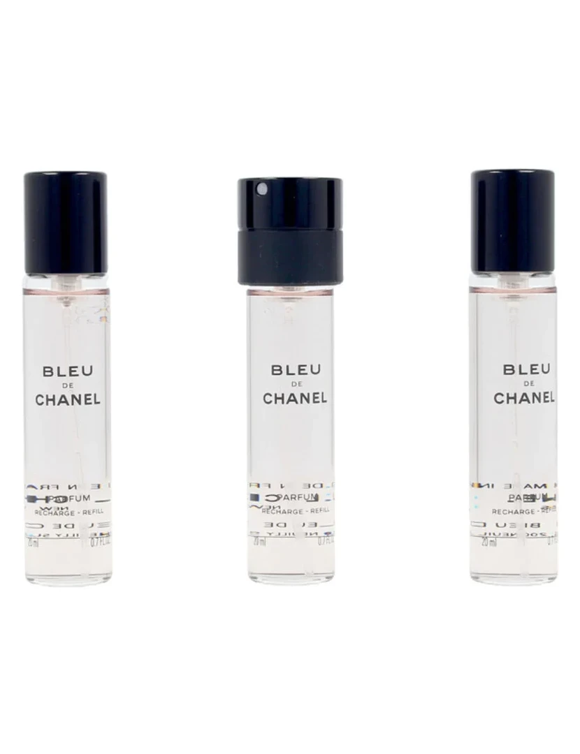 Chanel - Bleu Eau De Parfum Vaporizador Twist & Spray 3 Refills X Chanel 20 ml